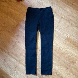 Sézane Ciara Trousers Black High-Rise 7/8 Length Size 34 (US 2)